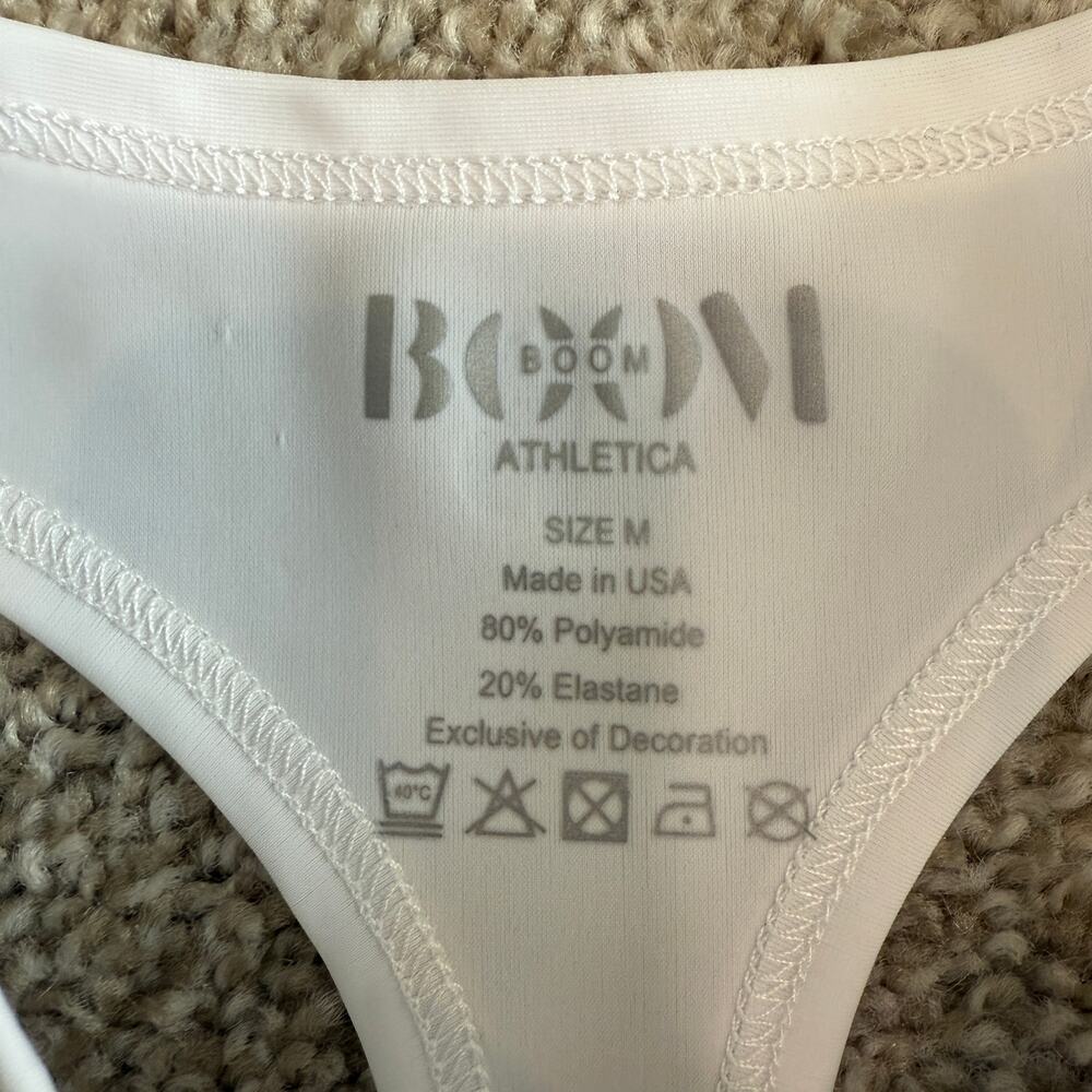 Women's White Sleeveless Shorts - Picture 6 of 8